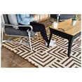 thumbnail image 3 of Reversible Mats 8 x 5 Foot Outdoor Polypropylene Pattern Patio Rug, Brown/Beige, 3 of 4