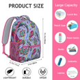 thumbnail image 6 of Chic Paisley Pattern School Backpack - Waterproof & Lightweight Bookbag with Padded Back Panel, 6 of 6