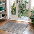 thumbnail image 3 of Bloom Rugs Washable Non-Slip 2x3 Rug - Dark Blue / Tan Traditional Oriental Area Rug for Living Room, Bedroom, Dining Room, and Kitchen - Exact size: 2' x 3', 3 of 9