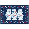 thumbnail image 2 of Well Woven Care Bears 3 Patriotic Bears 5' x 7' Navy Blue Area Rug, 2 of 6