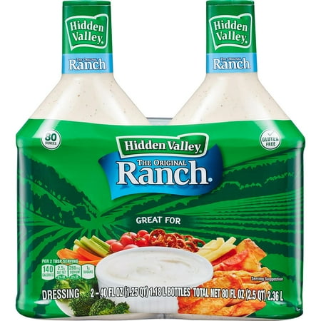 Hidden Valley Ranch Dressing, 40 Oz, 2 Ct