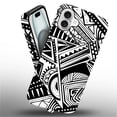 thumbnail image 2 of FKBRCL4U Compatible with iPhone 16 Plus Matte Case, Black White Abstract Shapes Bold Lines Pattern for Girl Full Body Design Soft Silicone Drop Shock Scratch Protection for iPhone 16 Plus, 2 of 7