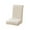 White, variant on Round Dining Table Fall and Winter Thickened Fleece Chair Cover All-Purpose Dining Chair Cover, 38-45Cm White Polyester Cover Dining Chair Covers