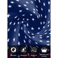 thumbnail image 7 of 4th of July Cloth Napkins Set of 4 Reusable Dinner Napkins, Independence Day American Patriotic Stars Blue Cocktail Napkin Washable Table Napkins for Wedding/Holiday Party/Baby Shower 20"x20", 7 of 7