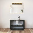 thumbnail image 4 of Alden 5-Light Vanity Light, Matte Black, 4 of 9