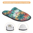 thumbnail image 3 of Fotbe Hawaii Palms Pantuflas Peludas para Mujer con Estampado, Zapatillas de Peluche, Zapatos de Invierno para Casa, Uso Interior y Exterior-Large, 3 of 8