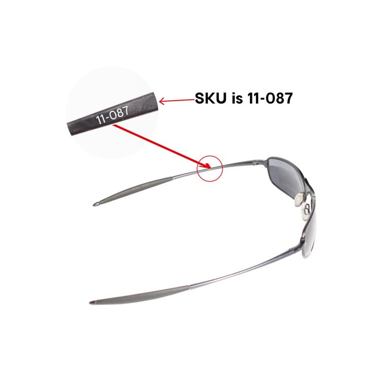 Walleva Purple Polarized Replacement Lenses For Oakley Square Wire 2.0  Sunglasses