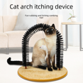 thumbnail image 2 of Brosse pour Chat Brosse à Récurer pour Chat Dispositif de Récurage pour Chat type Arche Jouet de Récurage pour Animaux 6, 2 of 7