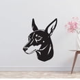 thumbnail image 2 of Toy Manchester Terrier Dog Removable Vinyl Decal Matte Finish Home Decor for Indoor Walls, 2 of 6