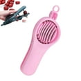 thumbnail image 2 of Vegetable Cutter Egg Cutter and Cherry Tool Handheld Fruit and Egg Slicer for Hard Boiled Eggs Grape Tomato Strawberry Banana Cheese, 2 of 8