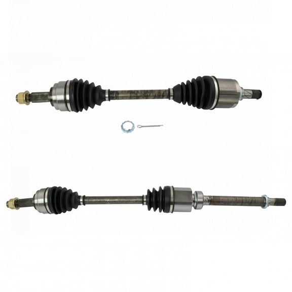 TRQ Complete Front CV Axle Shaft Assembly Pair LH RH sides for Sentra 2.0L CVT CSA80038