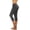 Dark Gray, variant on Luxalzxs Workout Leggings for Women Summer Casual Solid Color Span Ladies High Waist Seamless Gym Fitness Yoga Pants Capris Biker Shorts