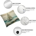 thumbnail image 6 of BANET Pillow Shams Christmas Set of 2 Pillowcases Square Cushion Covers Soft Pillow Covers for Couch Sofa 20x20in, 6 of 7