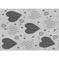 thumbnail image 1 of Ahgly Company Machine Washable Indoor Rectangle Transitional Gray Area Rugs, 8' x 12', 1 of 7