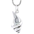 thumbnail image 1 of Sterling Silver Sea Snail Shell Charm, 3/4 inch tall, 1 of 1