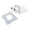 White, variant on FashionCha Mounting Bracket Kit RV Mounting Kit Easy to Install Corner Brackets for Camping White