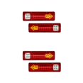 thumbnail image 4 of Baohd 2 Pcs/Ensemble Feux Arrière de Camion Remorque Multifonctionnels Faciles à Installer Haute Luminosité Fabriqués en ABS LED Barre de Feu Arrière de Camion 24v Couverture Rouge 2Ensemble, 4 of 6
