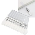 thumbnail image 4 of Beauty Applicator, Transparency Handle Portable 10pcs Silicone  Brush  For Home, 4 of 8