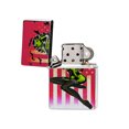 thumbnail image 2 of KuzmarK Silver Windproof Flip Top Lighter -  American Gothic Girl, 2 of 2