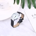 thumbnail image 2 of relojes de pulsera combinables, de moda y para el tiempo libre, elegantes y con decoración elegante (cada uno en blanco, negro y marrón)., 2 of 7