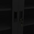 thumbnail image 5 of vidaXL Armoire de Bureau Noire 90x40x90 cm Acier, 5 of 5