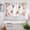 Yellow, variant on Pink Flower Kitchen Curtains Window Panels, Spring Floral Butterflies Birds Farmhouse Insulated Window Treatment Curtain, Grommet Curtains for Bedroom/Living Room/Bathroom, 2 Piece 42"Wx63"L