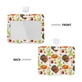 thumbnail image 2 of Kdxio Thanksgiving Turkey Card Badge Holder Work Badge Sleeve for Office, School, Factory, ID Credit Cards, Driver Licenses and Passes, 2 of 7