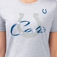 thumbnail image 3 of Women's G-III 4Her by Carl Banks  Gray Indianapolis Colts Super-Slim Fit Lightweight Shadow Logo T-Shirt, 3 of 3