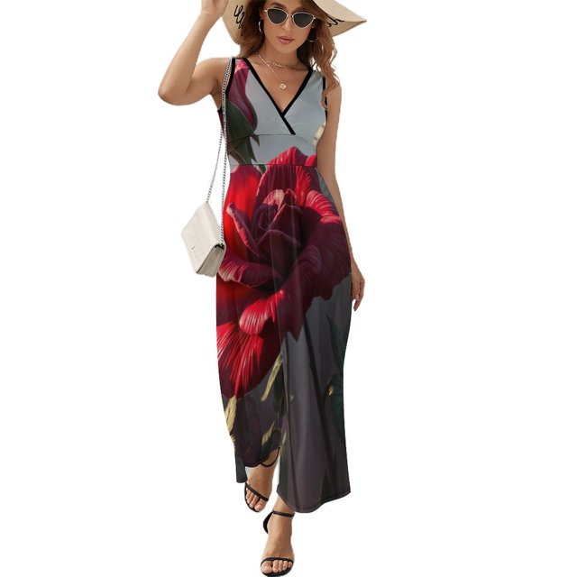 Rose Vestido Sin Mangas , Vestidos De Lujo Para Ocasiones Oficiales