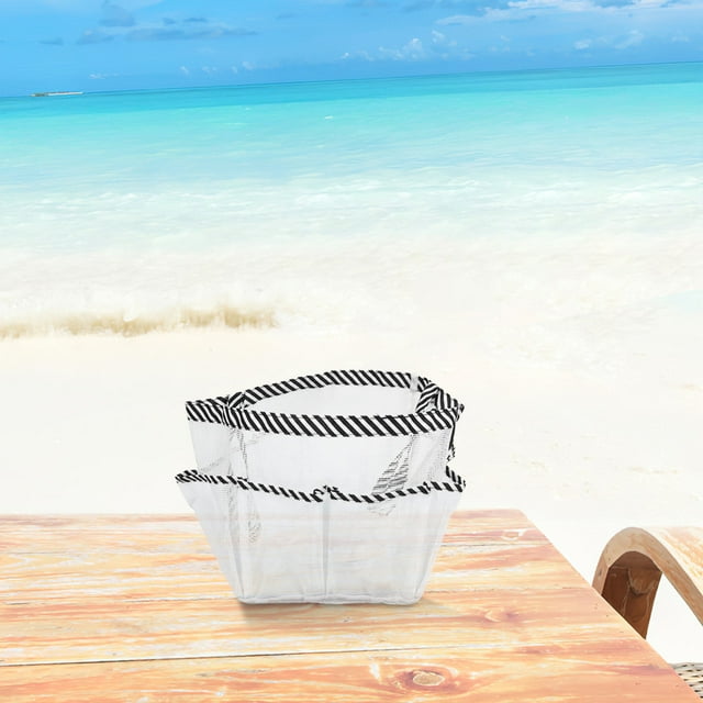 unbranded Bolsa De Plegable Para Viaje Con Gancho Y Compartimentos De Malla Ideal Para Y Playa