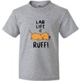 thumbnail image 3 of Inktastic Lab Life is Ruff Yellow Lab Youth T-Shirt, 3 of 5