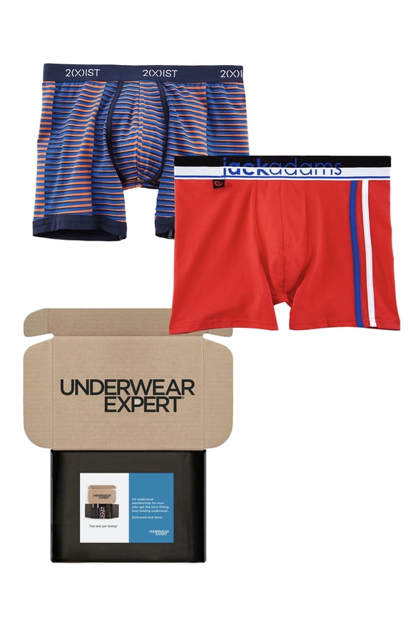 Men's Boxer Briefs Curated Mystery Box, 2 Pairs