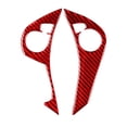 thumbnail image 2 of Cubierta decorativa para botón de Volante Macarena fibra de carbono rojo 2013-17, 2 of 8