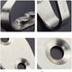 thumbnail image 2 of Stainless Steel Coat Hooks, Towel Wall Hook, Individual Wall Hook, Screw-in Coat Hooks For Bathroom, Bathrobe, Bedroom, 10 Pieces YGWL, 2 of 4