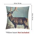 thumbnail image 4 of Large Reindeer in Norway' Abstract Throw Cushion Pillow Cover for Living Room, Sofa, 4 of 7