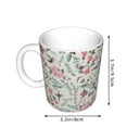 thumbnail image 2 of Yiaed Fairy Floral Print Ceramics Coffee,Large Handle Design,Extra Large Tea and Coffee Cup for Office and Home Mugs, 2 of 6