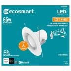 6 in. White Integrated LED Recessed Trim (Soft White) Blue Tooth