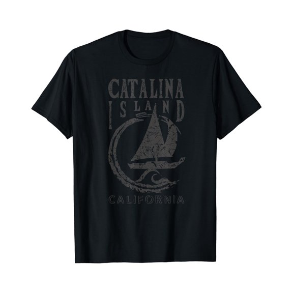 Catalina Island Sailboat Sailing Souvenir T-Shirt