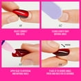 thumbnail image 6 of KISS CORE Valentine's Day Press on Nails, Season of Love, Pink, Medium Square, 32 Count, 6 of 12