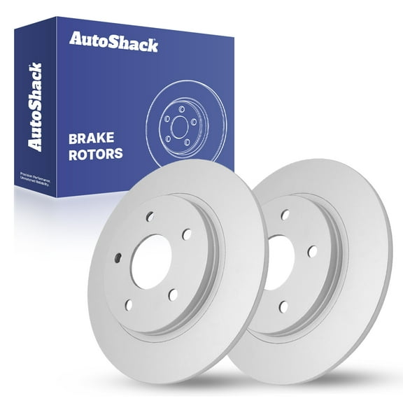 AutoShack Rear Brake Rotors for Dodge & Chrysler, Grand Caravan 2008-2016 Town & Country 2008-2016, FWD V6 3.3L 3.6L 3.8L 4.0L - Coated - ArmorStop - 12" (304.9 mm), 5-Lug