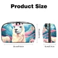 thumbnail image 5 of Alpaca Travel Case USB Organizer Leather Cord Organizer Cable Clips Cord Organizer - Oxford Cloth Waterproof Digital Bag 5.9x9.44x3.14 in, 5 of 6