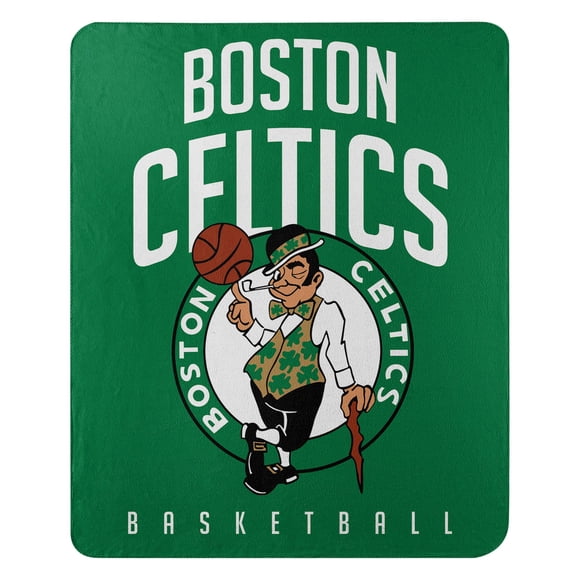 Northwest NBA Boston Celtics 50x60 Fleece Lay Up DesignBlanket Team Colors One Size