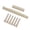 White, variant on 6 String Guitar Accessories, Plastic Guitar Bridge Saddle and Nut 6 Strings Folk Acoustic Guitar Instrument Accessories