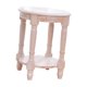 thumbnail image 3 of Soporte para plantas, taburete de madera, soporte para plantas, soporte para pecera, soporte para macetas Blanco, 3 of 9