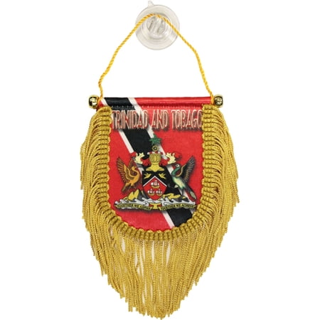 Trinidad and Tobago Window Hanging Flag (Shield)