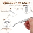 thumbnail image 3 of Uxcell High Precision Lash Tweezers, Stainless Steel Multifunctional Eyelash Extensions Tweezer Casual Beauty Tools for Eyelash Extensions, Silver, 3 of 7