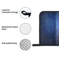 thumbnail image 4 of Sikiie Retro Blue Glitter Oven Mitts and Pot Holders, Silicone Oven Gloves, Heat Resistant Oven Mitts 4Pcs Set, 4 of 6
