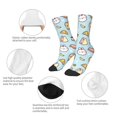 thumbnail image 3 of Goofa Rabbit Burger Coffee Pattern Children's Crew Socks, Kids' Daily Wear and Sports Socks, Breathable Socks, Sports Socks, Moisture-Wicking Socks for Children, 3 of 6