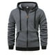 thumbnail image 4 of MHFRRA Sudadera con Capucha y Bolsillos para Hombre, Ligera, Informal, Cómoda, Estilo Urbano, Deportiva, con Capucha Gris, 4 of 4
