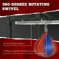 thumbnail image 3 of Spaco Adjustable Speed Bag Platform, Wall Mounted Speed Bags for Boxing, Speed Bag with 360-Degree Swivel and 10 inch Speedbag, Black, 3 of 7